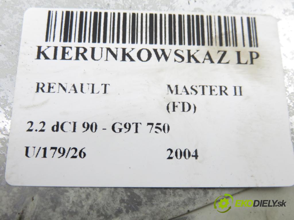 RENAULT MASTER II Skrzynia (FD) FURGON 2004 66,00 2.2 dCI 90 - G9T 750 2188,00 Smerovka LP 8200163914