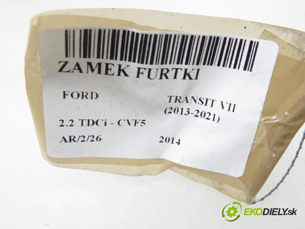 FORD TRANSIT Furgon FURGON 2014 114,00 2.2 TDCi - CVF5 2198,00 zámok dvierka BK31V43288AF