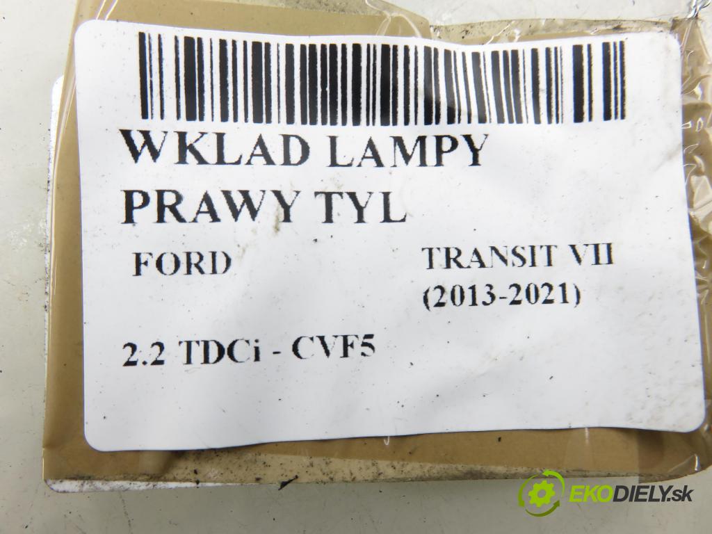 FORD TRANSIT Furgon FURGON 2014 114,00 2.2 TDCi - CVF5 2198,00 vložka svetla pravy zadné BK3113N099AB