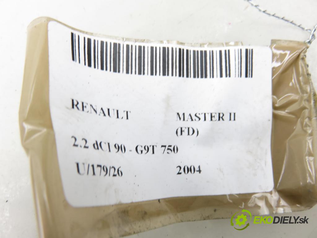 RENAULT MASTER II Skrzynia (FD) FURGON 2004 66,00 2.2 dCI 90 - G9T 750 2188,00 prepínač výstražných (núdzových)