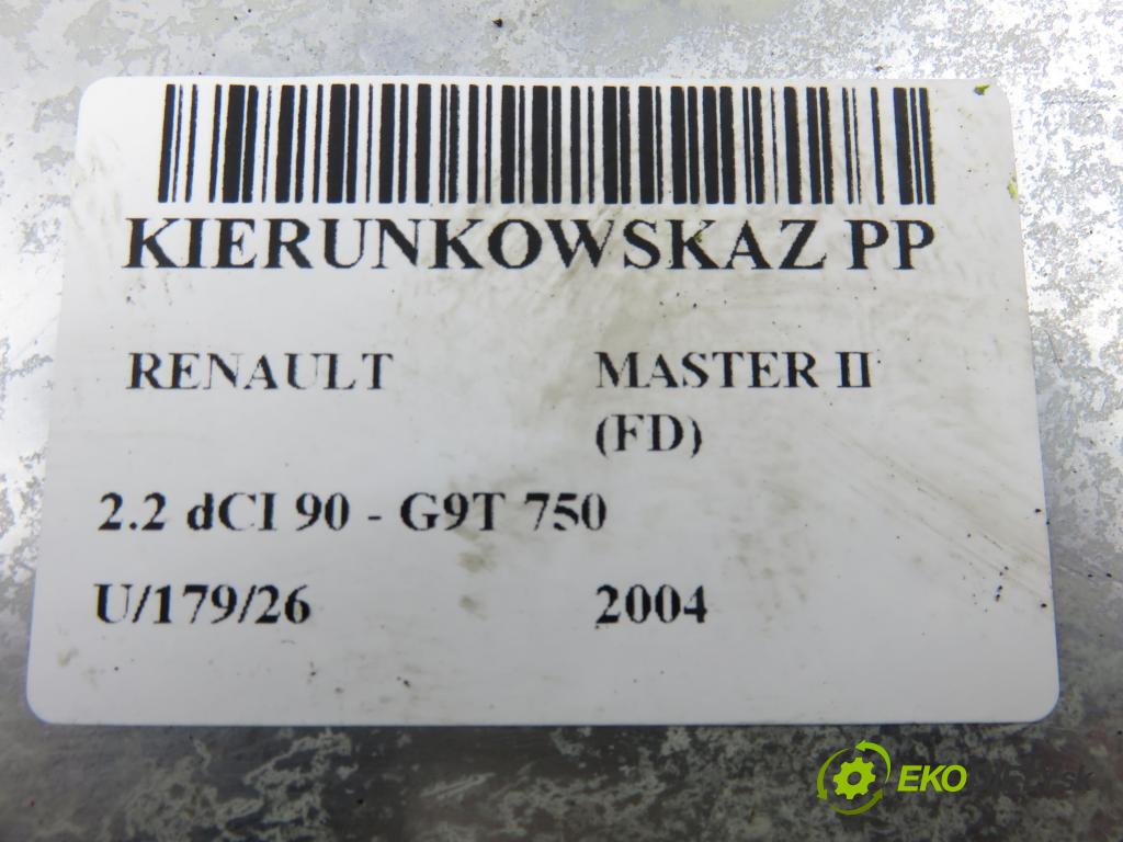 RENAULT MASTER II Skrzynia (FD) FURGON 2004 66,00 2.2 dCI 90 - G9T 750 2188,00 Smerovka PP 8200163918