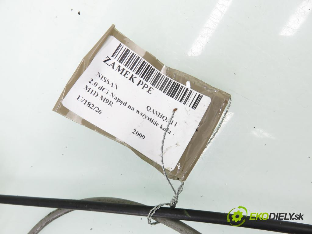 NISSAN QASHQAI / QASHQAI +2 I (J10, JJ10) SUV 2009 110,00 2.0 dCi AWD 150 - M1D M9R 1994,00 zámok PPE
