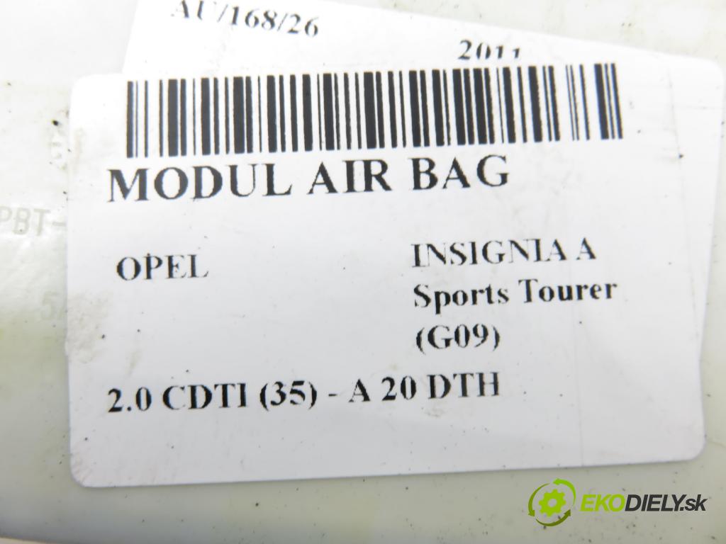 OPEL INSIGNIA A Sports Tourer (G09) KOMBI 2011 118,00 2.0 CDTI 160 - A 20 DTH 1956,00 MODUL air BAG 13578320