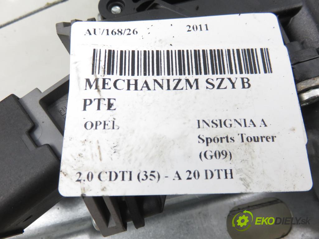 OPEL INSIGNIA A Sports Tourer (G09) KOMBI 2011 118,00 2.0 CDTI 160 - A 20 DTH 1956,00 mechanismus oken PTE 20952451