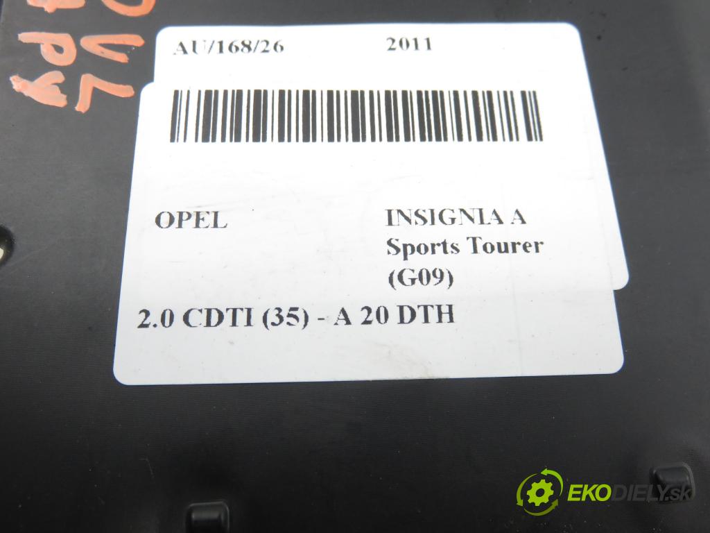 OPEL INSIGNIA A Sports Tourer (G09) KOMBI 2011 118,00 2.0 CDTI 160 - A 20 DTH 1956,00 řídící jednotka / MODUL INNE 20943475AB ; 20980448
