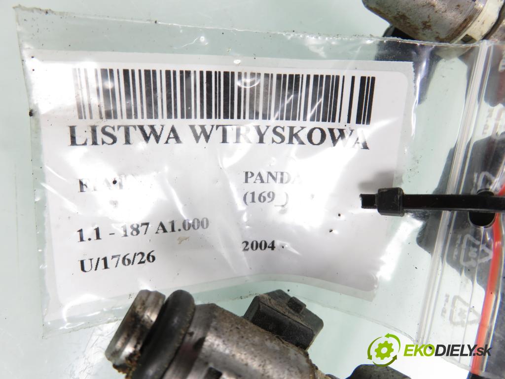 FIAT PANDA (169_) HB 2004 40,00 1.1 54 - 187 A1.000 1108,00 lišta vstřikovací 3219018301 ; IWP095 (Vstřikovací lišta)