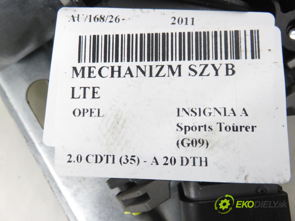 OPEL INSIGNIA A Sports Tourer (G09) KOMBI 2011 118,00 2.0 CDTI 160 - A 20 DTH 1956,00 mechanismus oken LTE 20952450