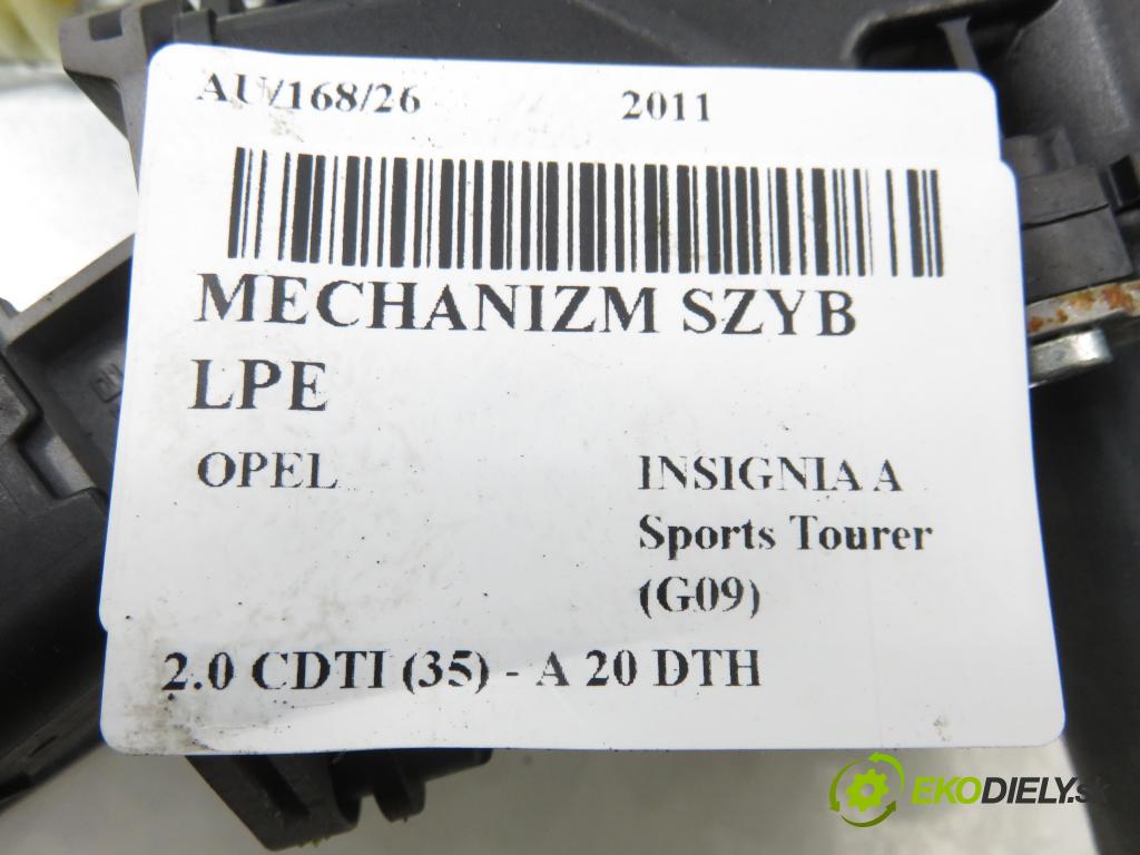 OPEL INSIGNIA A Sports Tourer (G09) KOMBI 2011 118,00 2.0 CDTI 160 - A 20 DTH 1956,00 mechanismus oken 20951452 ; 20951581