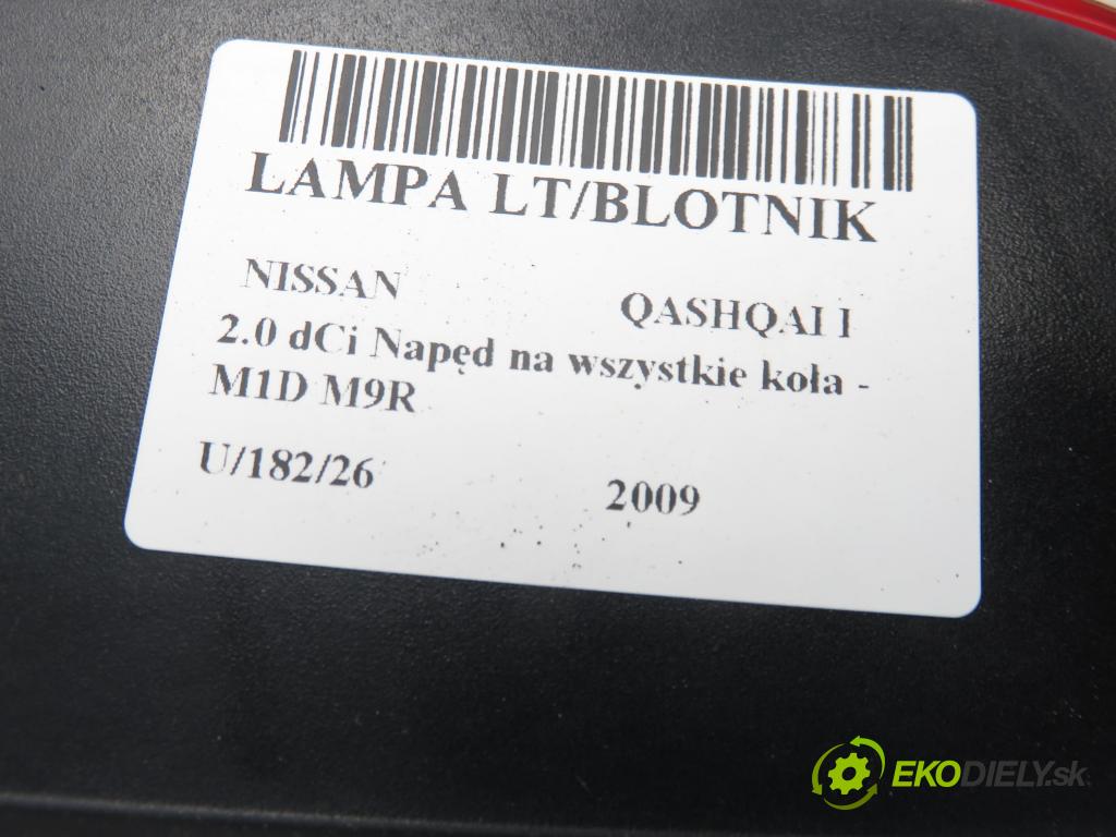 NISSAN QASHQAI / QASHQAI +2 I (J10, JJ10) SUV 2009 110,00 2.0 dCi AWD 150 - M1D M9R 1994,00 Svetlo ľavé zadné