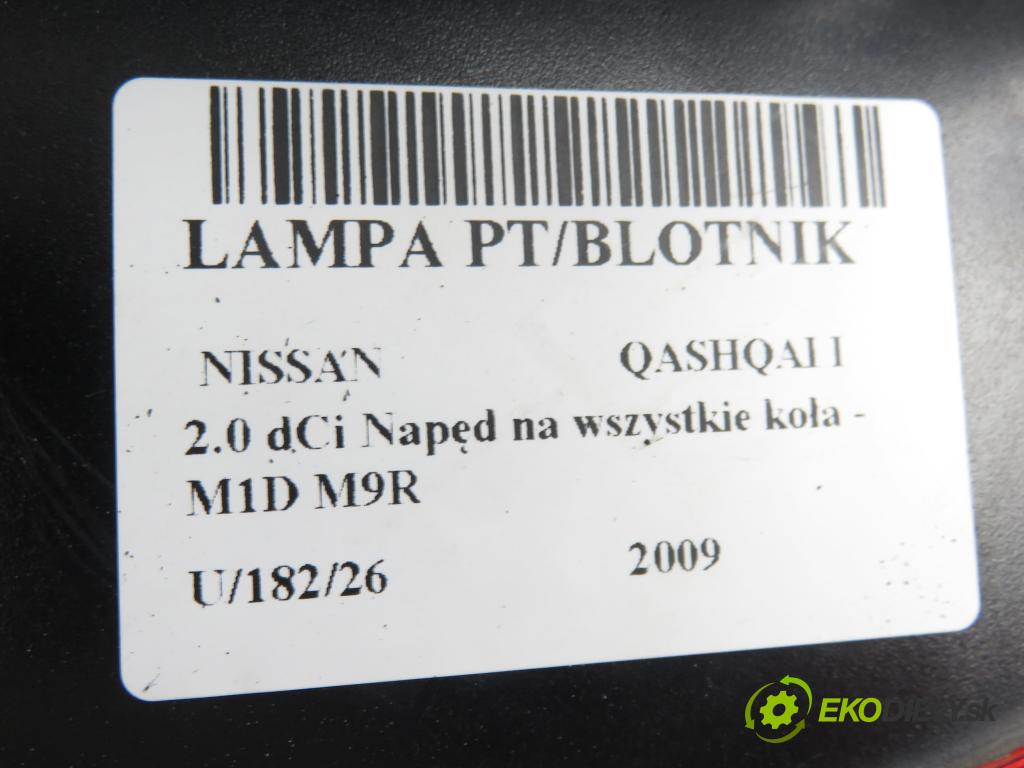 NISSAN QASHQAI / QASHQAI +2 I (J10, JJ10) SUV 2009 110,00 2.0 dCi AWD 150 - M1D M9R 1994,00 Svetlo pravé zadné