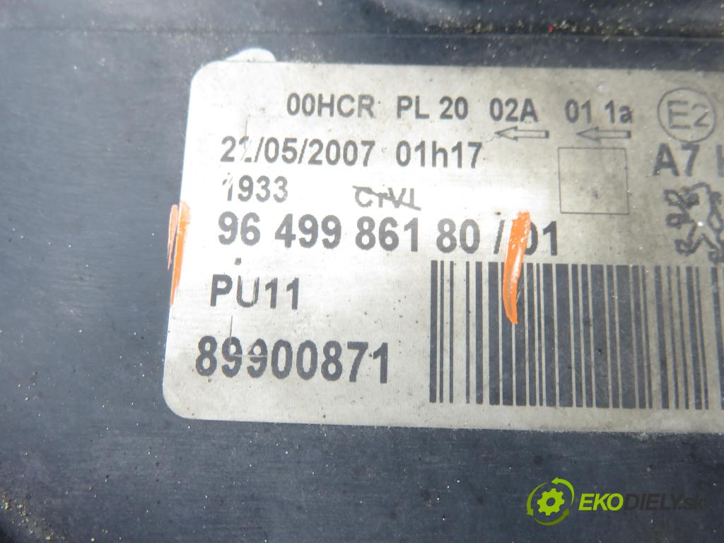 PEUGEOT 207 SW (WK_) KOMBI 2007 88,00 1.6 16V - 5FW (EP6) 1598,00 světlo PP 9649986180