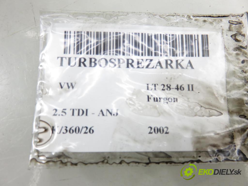 VW LT 28-46 II Skrzynia (2DA, 2DD, 2DH) FURGON 2002 80,00 2.5 TDI - ANJ 2461,00 RYCHLONABÍJEČKA: 074145701D (Kompletní turbodmychadlo)