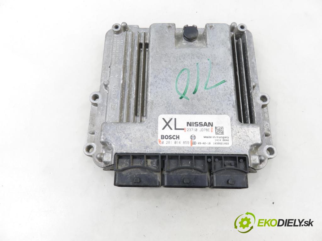 NISSAN QASHQAI / QASHQAI +2 I (J10, JJ10) SUV 2009 110,00 2.0 dCi AWD 150 - M1D M9R 1994,00 řídící jednotka motora 0281014859 ; 23710JD78E