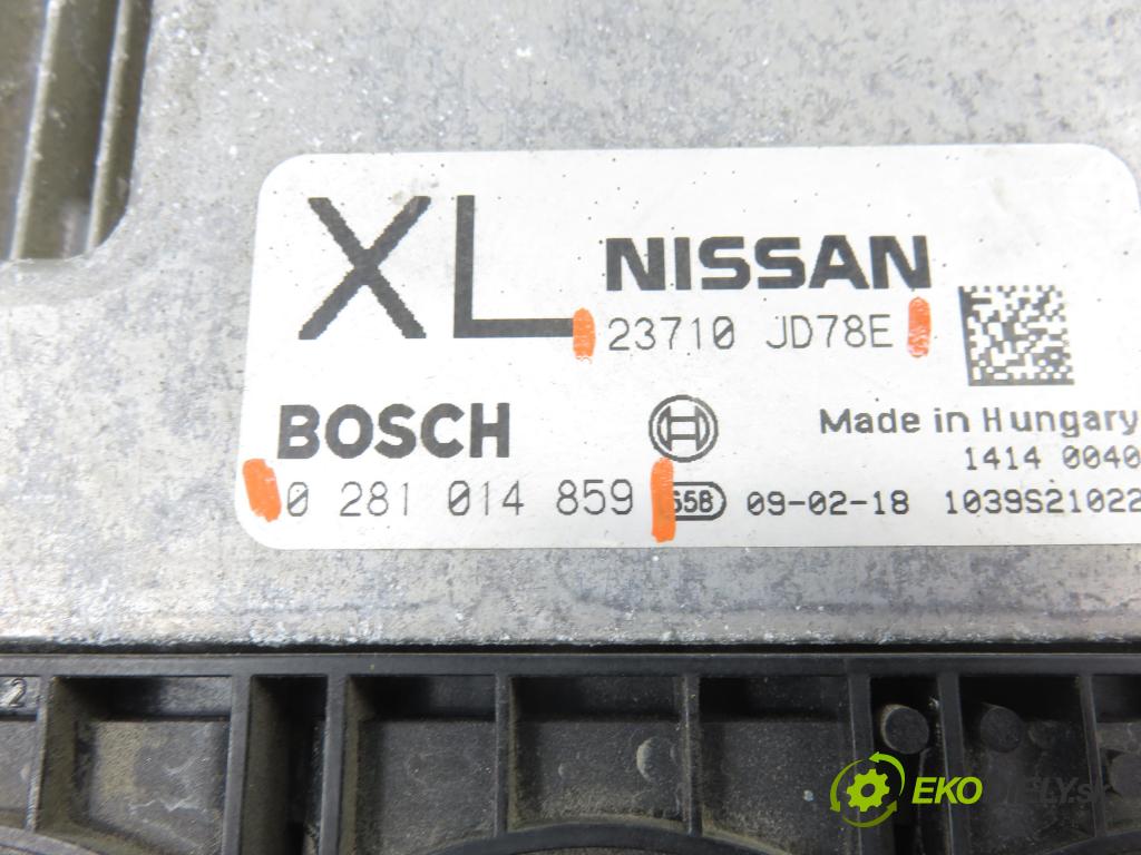 NISSAN QASHQAI / QASHQAI +2 I (J10, JJ10) SUV 2009 110,00 2.0 dCi AWD 150 - M1D M9R 1994,00 Riadiaca jednotka Motor 0281014859 ; 23710JD78E