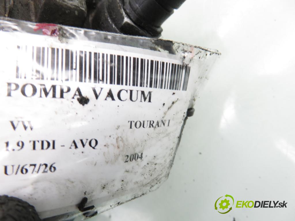 VW TOURAN (1T1, 1T2) MINIVAN 2004 74,00 1.9 TDI PD 100 - AVQ 1896,00 Pumpa vákuová 038145209C