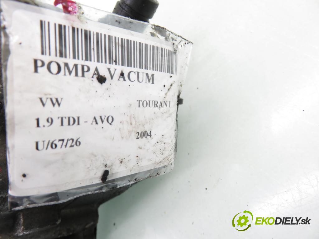 VW TOURAN (1T1, 1T2) MINIVAN 2004 74,00 1.9 TDI PD 100 - AVQ 1896,00 Pumpa vákuová 038145209C
