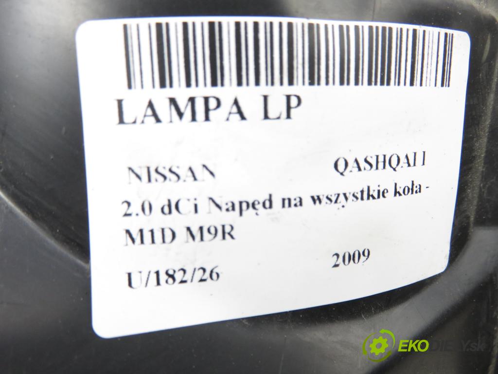 NISSAN QASHQAI / QASHQAI +2 I (J10, JJ10) SUV 2009 110,00 2.0 dCi AWD 150 - M1D M9R 1994,00 Svetlo LP