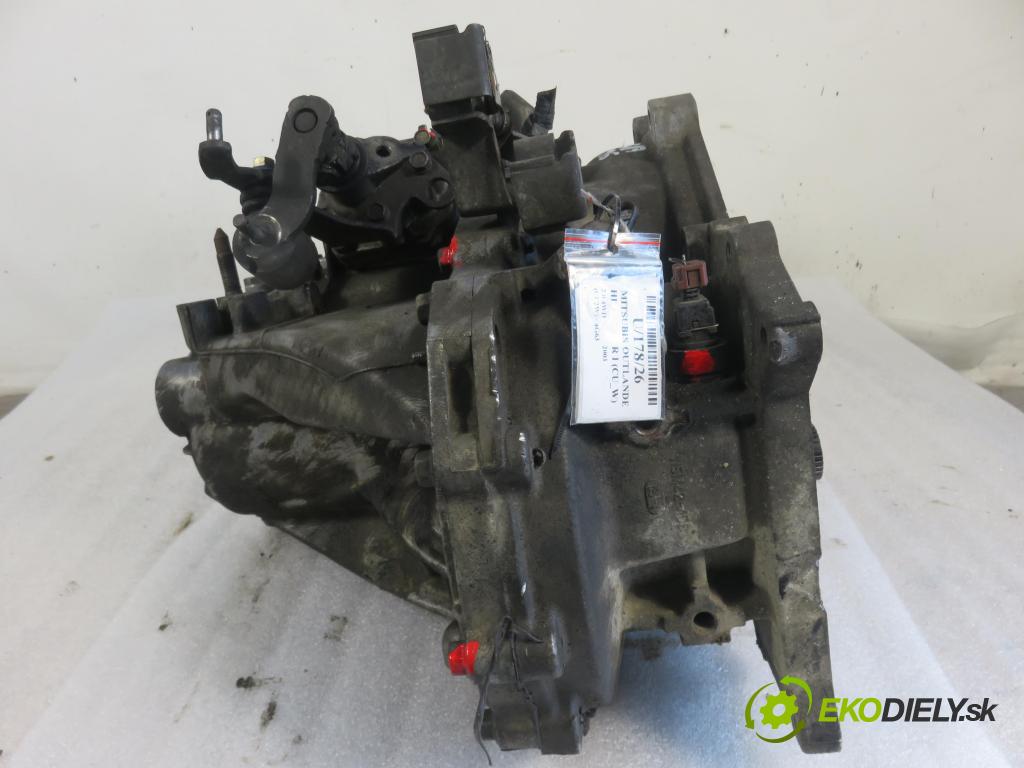MITSUBISHI OUTLANDER I (CU_W) SUV 2002 100,00 2.0 4WD (CU2W) - 4G63 (DOHC 16V) 1997,00 Prevodovka MANUALNA W5M421Z4B2
