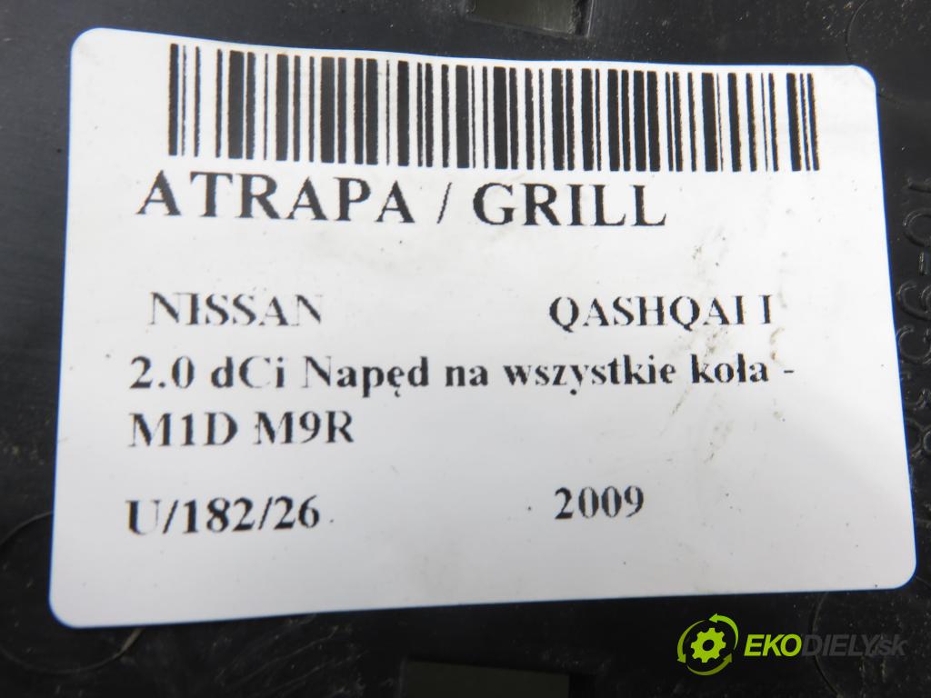 NISSAN QASHQAI / QASHQAI +2 I (J10, JJ10) SUV 2009 110,00 2.0 dCi AWD 150 - M1D M9R 1994,00 mřížka / maska