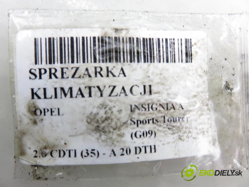 OPEL INSIGNIA A Sports Tourer (G09) KOMBI 2011 118,00 2.0 CDTI 160 - A 20 DTH 1956,00 KOMPRESOR: klimatizace 13232307 (Kompresor klimatizace)