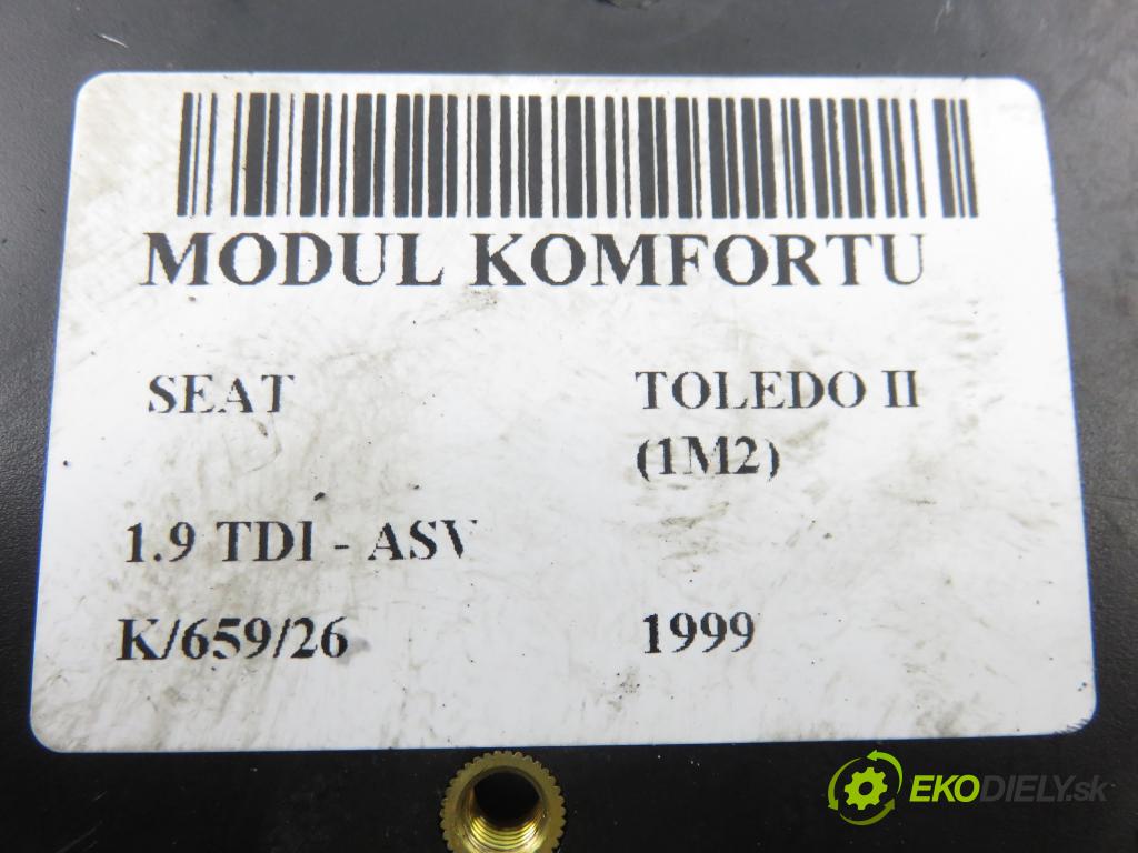SEAT TOLEDO II (1M2) SEDAN 1999 81,00 1.9 TDI - ASV 1896,00 MODUL komfortu 1J0959799AH ; 5DK00795451