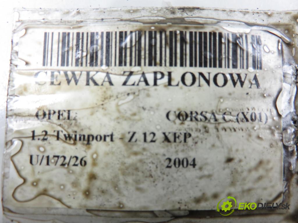 OPEL CORSA C (X01) HB 2004 59,00 1.2 16V Twinport 80 - Z 12 XEP 1229,00 cívka zapalovací 0221503472