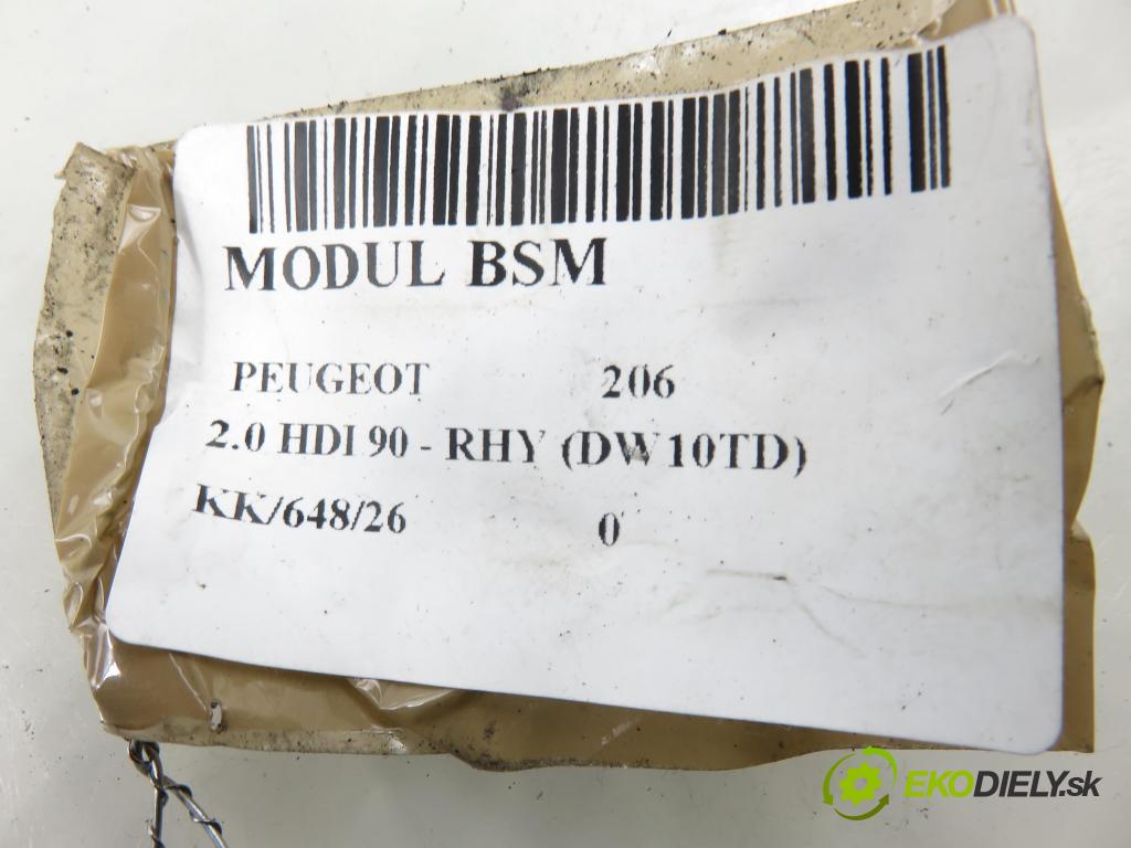 PEUGEOT 206 liftback (2A/C) HB 2005 66,00 2.0 HDI 90 - RHY 1997,00 MODUL BSM 9657608780