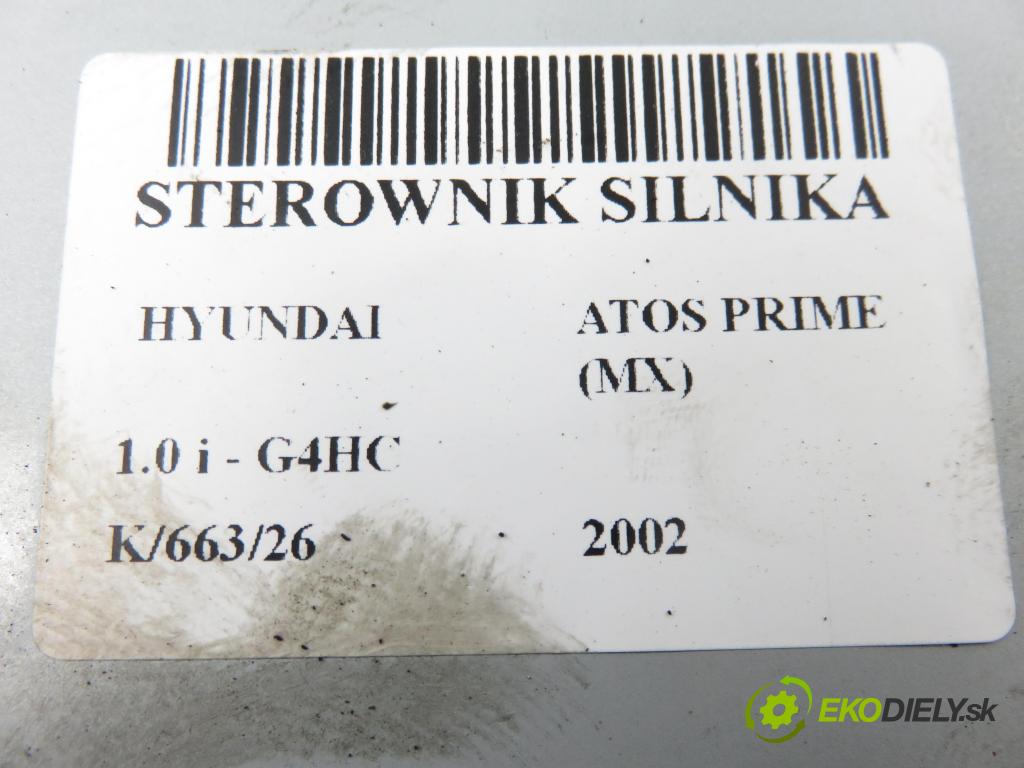HYUNDAI ATOS PRIME (MX) HB 2000 40,00 1.0 i - G4HC 999,00 řídící jednotka motora 3911002743