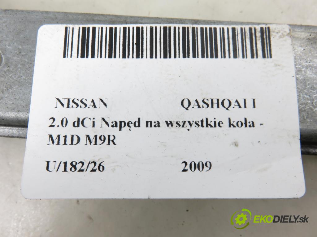 NISSAN QASHQAI / QASHQAI +2 I (J10, JJ10) SUV 2009 110,00 2.0 dCi AWD 150 - M1D M9R 1994,00 mechanismus oken LTE 25550JD01B