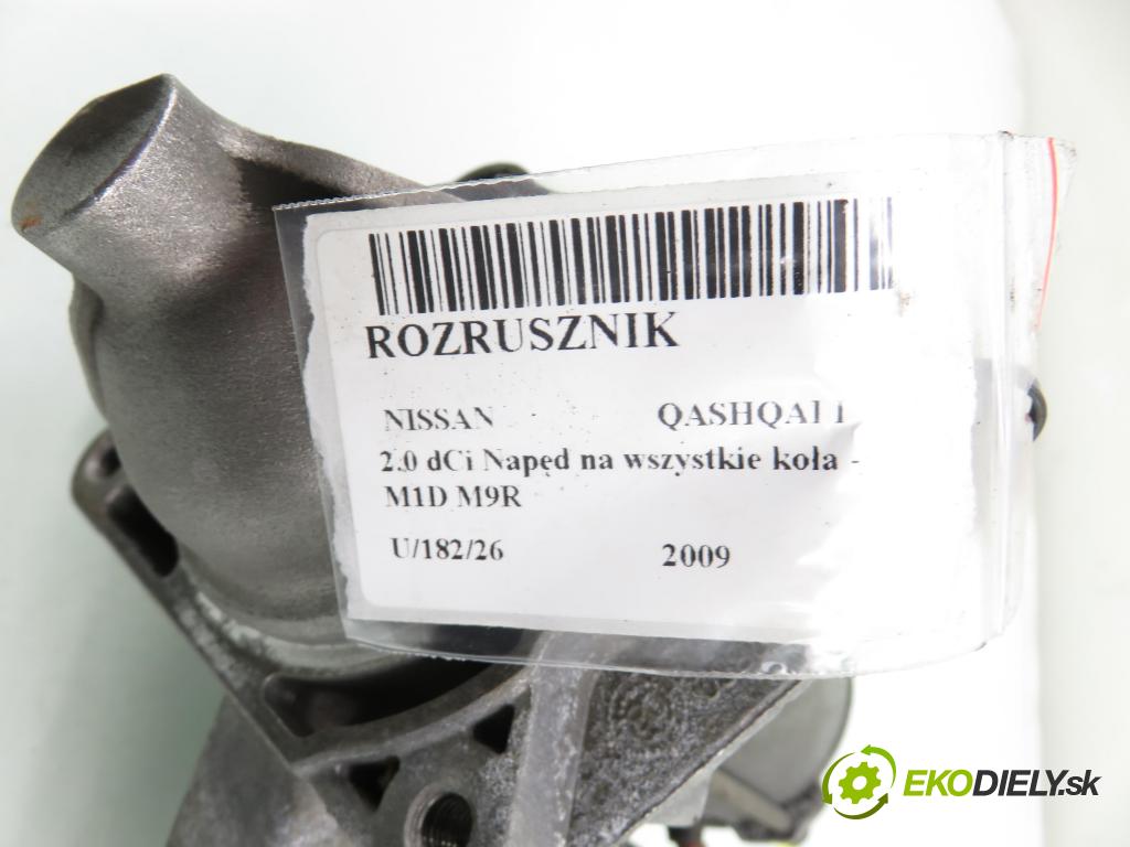 NISSAN QASHQAI / QASHQAI +2 I (J10, JJ10) SUV 2009 110,00 2.0 dCi AWD 150 - M1D M9R 1994,00 startér 23300JG70A ; TS22E9 (Startér)