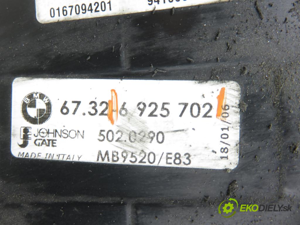 BMW X3 (E83) SUV 2005 110,00 2.0 i - N46 B20 B 1995,00 ventilátor chladič PODNEBÍ / VODA 6925702