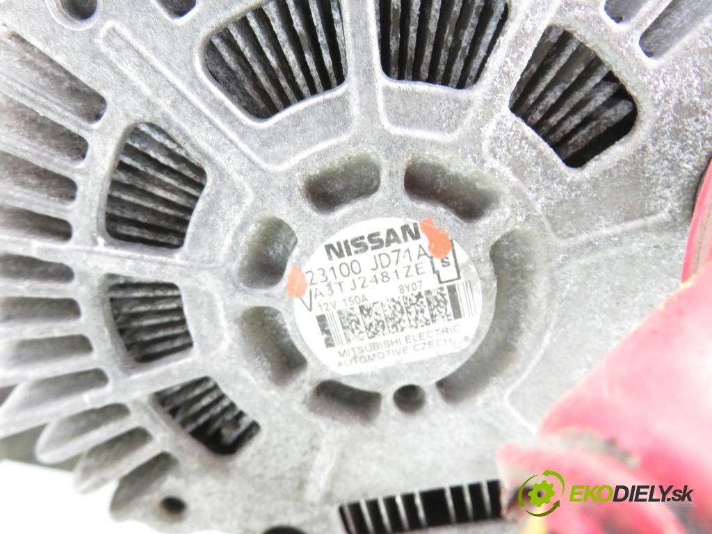 NISSAN QASHQAI / QASHQAI +2 I (J10, JJ10) SUV 2009 110,00 2.0 dCi AWD 150 - M1D M9R 1994,00 Alternátor 23100JD71A (Alternátor)