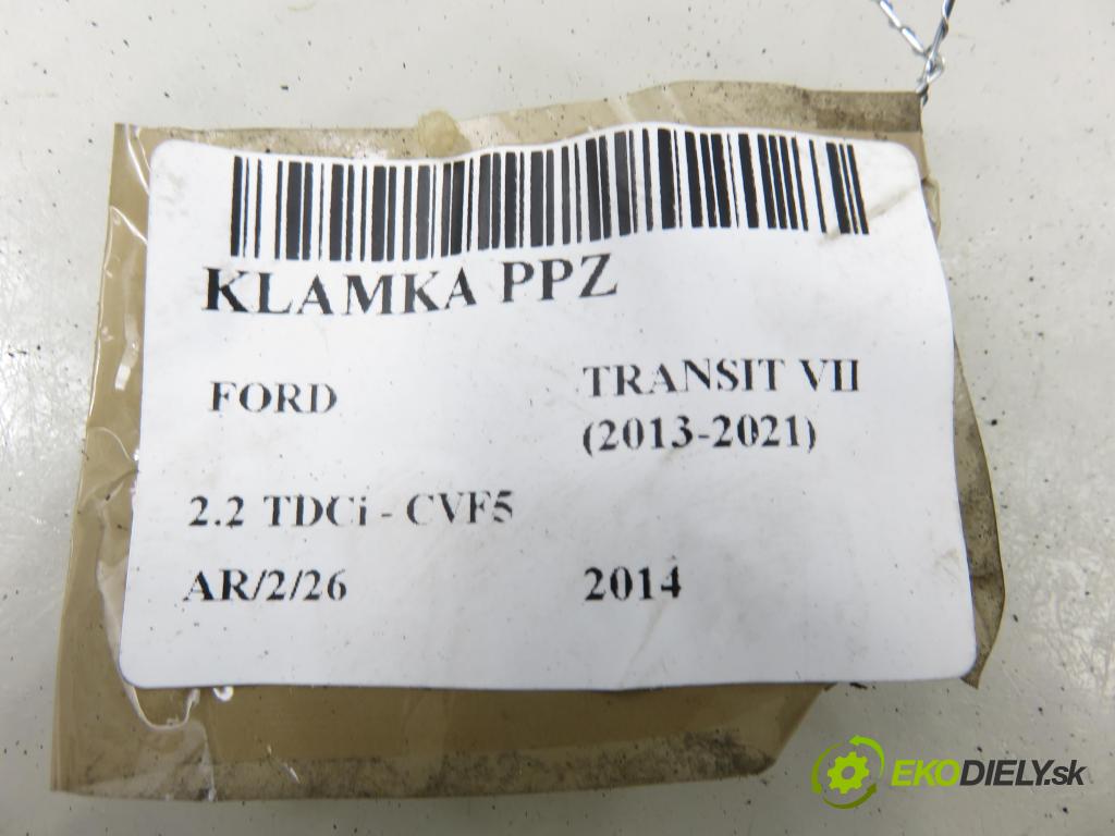 FORD TRANSIT Furgon FURGON 2014 114,00 2.2 TDCi - CVF5 2198,00 Kľučka BK31V224A36AB