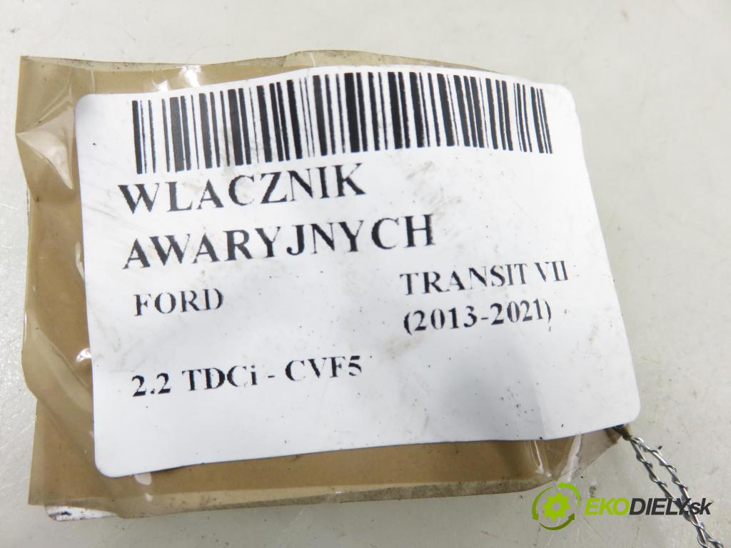 FORD TRANSIT Furgon FURGON 2014 114,00 2.2 TDCi - CVF5 2198,00 přepínač nouzových BK3T13A350AA