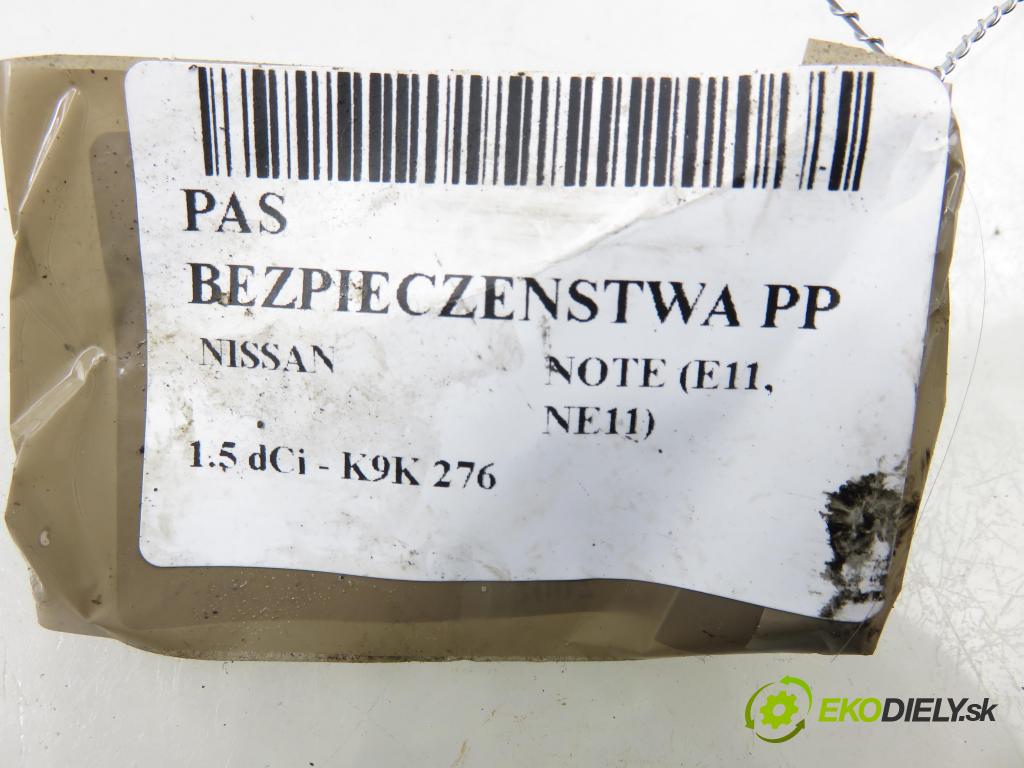 NISSAN NOTE (E11, NE11) HB 2007 63,00 1.5 dCi 86- K9K 276 1461,00 držák BEZPEČNOST PP 868849U10B
