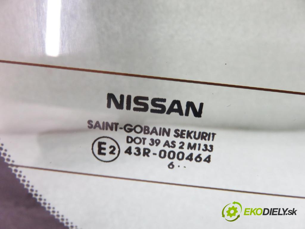 NISSAN NOTE (E11, NE11) HB 2007 63,00 1.5 dCi 86- K9K 276 1461,00 okno ZADNÍ: kapota