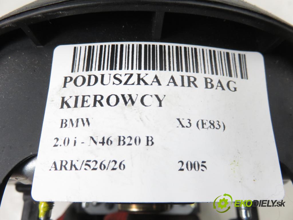 BMW X3 (E83) SUV 2005 110,00 2.0 i - N46 B20 B 1995,00 AirBag air BAG volantu 