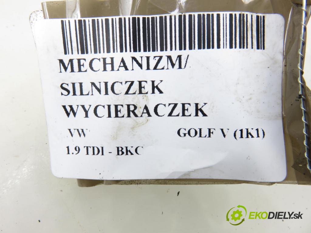 VW GOLF V (1K1) HB 2004 77,00 1.9 TDI PD 105 - BKC 1896,00 Motorček stieračov 1K1955023C ; 1K1955119A ; 0390241744