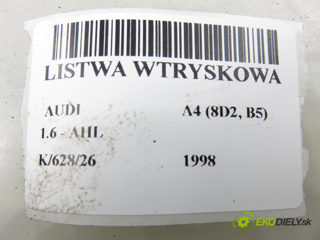 AUDI A4 (8D2, B5) SEDAN 1998 74,00 1.6 - AHL 1595,00 lišta vstřikovací 06B133551L (Vstřikovací lišta)