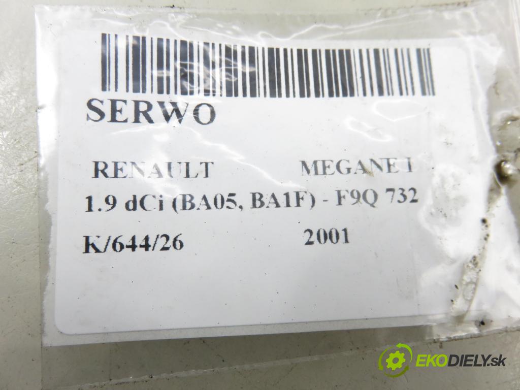 RENAULT MEGANE I (BA0/1_) HB 2001 75,00 1.9 dCi (BA05, BA1F) - F9Q 732 1870,00 Posilovač 8200069904A (Servočerpadlo)