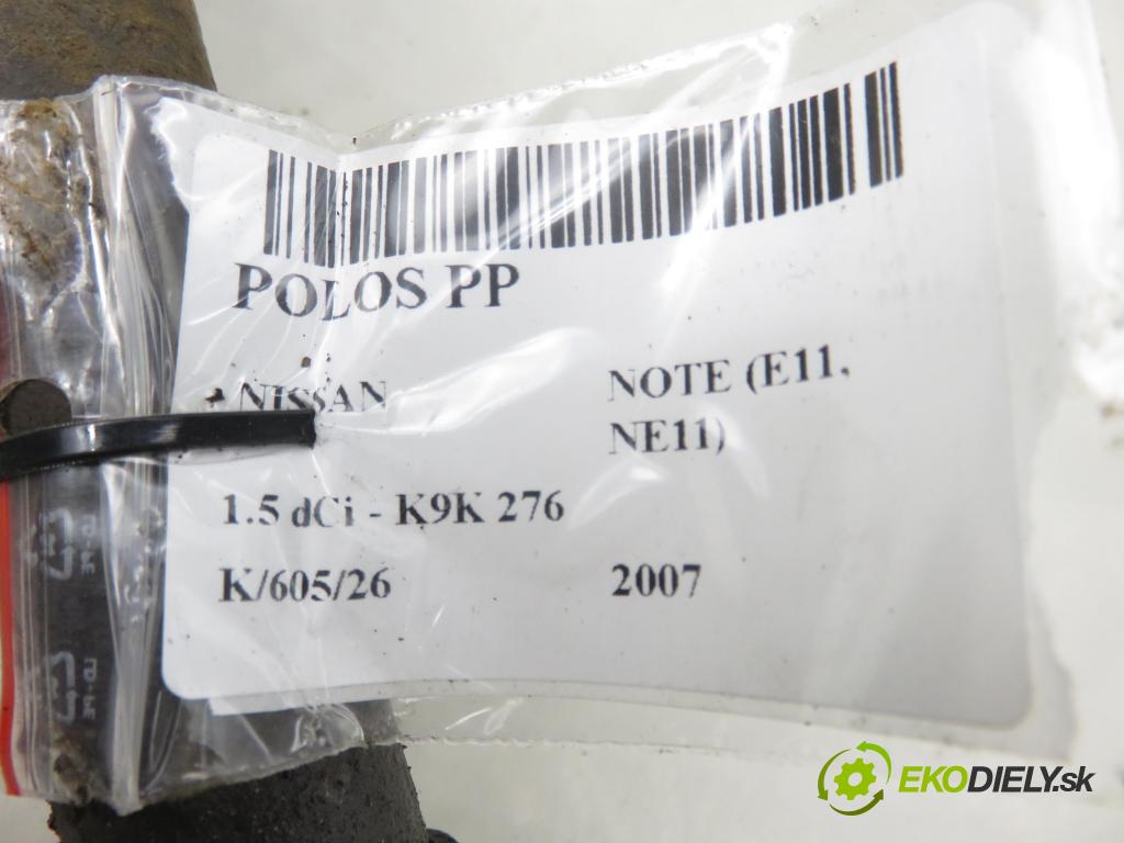 NISSAN NOTE (E11, NE11) HB 2007 63,00 1.5 dCi 86- K9K 276 1461,00 poloos PP