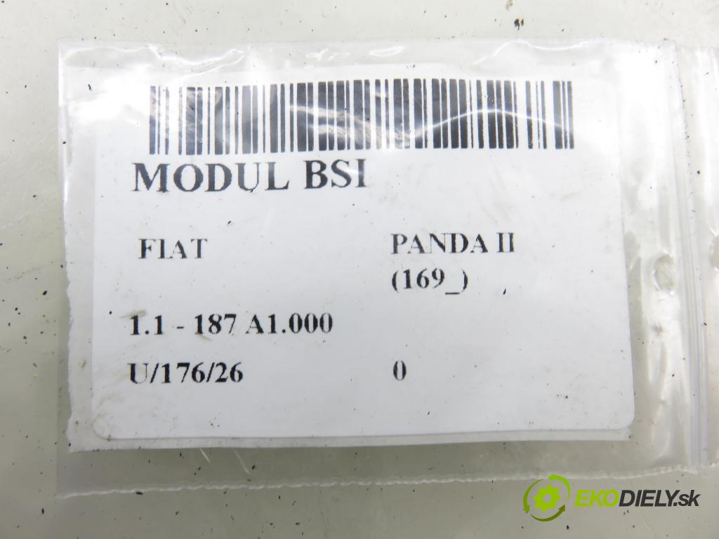 FIAT PANDA (169_) HB 2004 40,00 1.1 54 - 187 A1.000 1108,00 MODUL BSI S118578010C ; 51740048