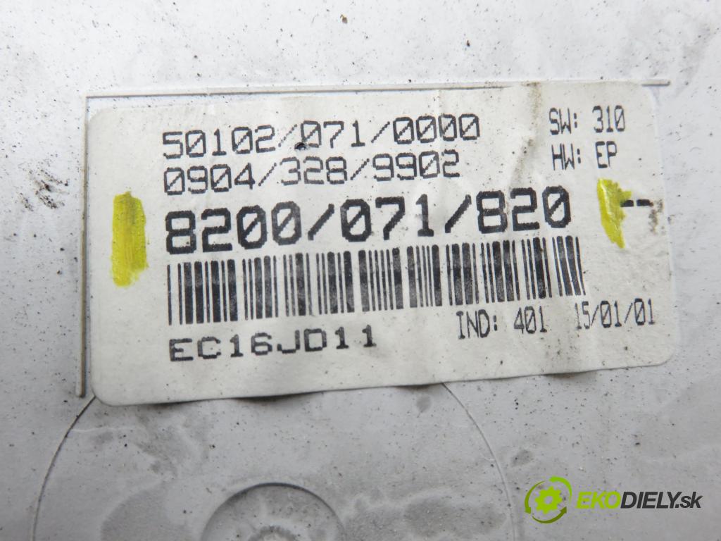 RENAULT MEGANE I (BA0/1_) HB 2001 75,00 1.9 dCi (BA05, BA1F) - F9Q 732 1870,00 Prístrojovka elektrický 8200071820