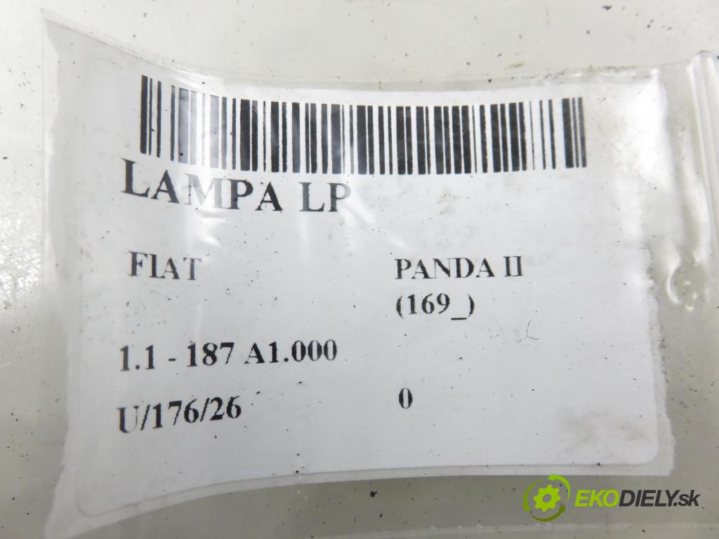 FIAT PANDA (169_) HB 2004 40,00 1.1 54 - 187 A1.000 1108,00 Svetlo LP 