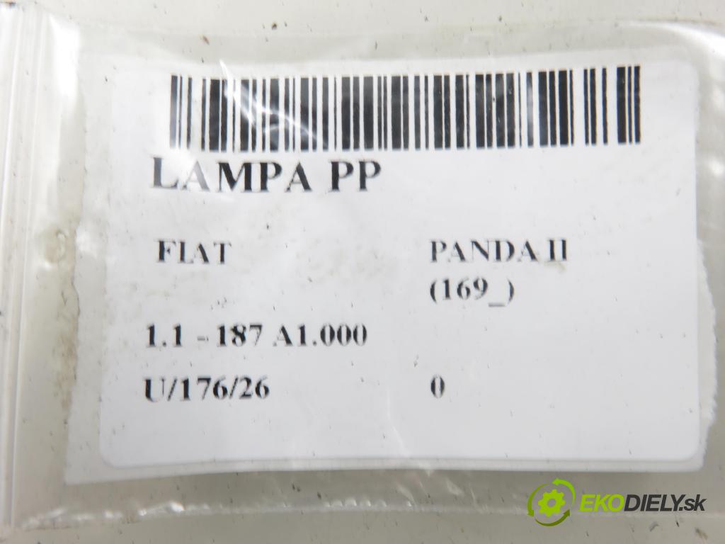FIAT PANDA (169_) HB 2004 40,00 1.1 54 - 187 A1.000 1108,00 Svetlo PP 
