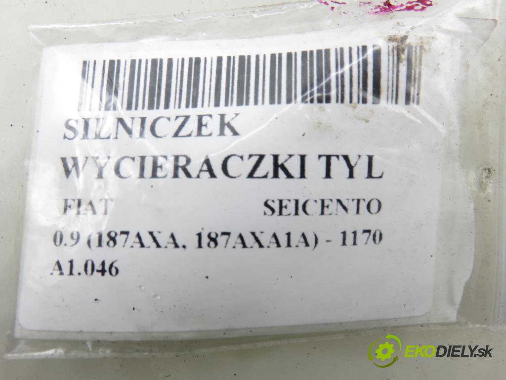 FIAT SEICENTO / 600 (187_) HB 1999 29,00 0.9 39 - 1170 A1.046 899,00 motorek stěrače ZADNÍ: TGE430R