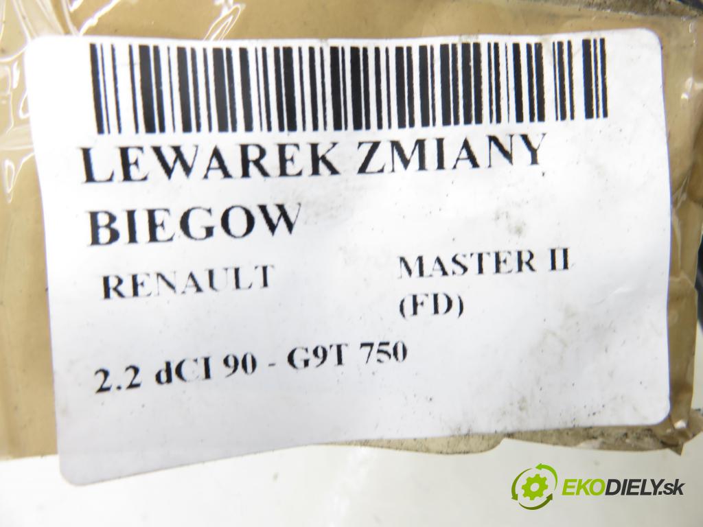 RENAULT MASTER II Skrzynia (FD) FURGON 2004 66,00 2.2 dCI 90 - G9T 750 2188,00 ZVEDÁK: 8200201293