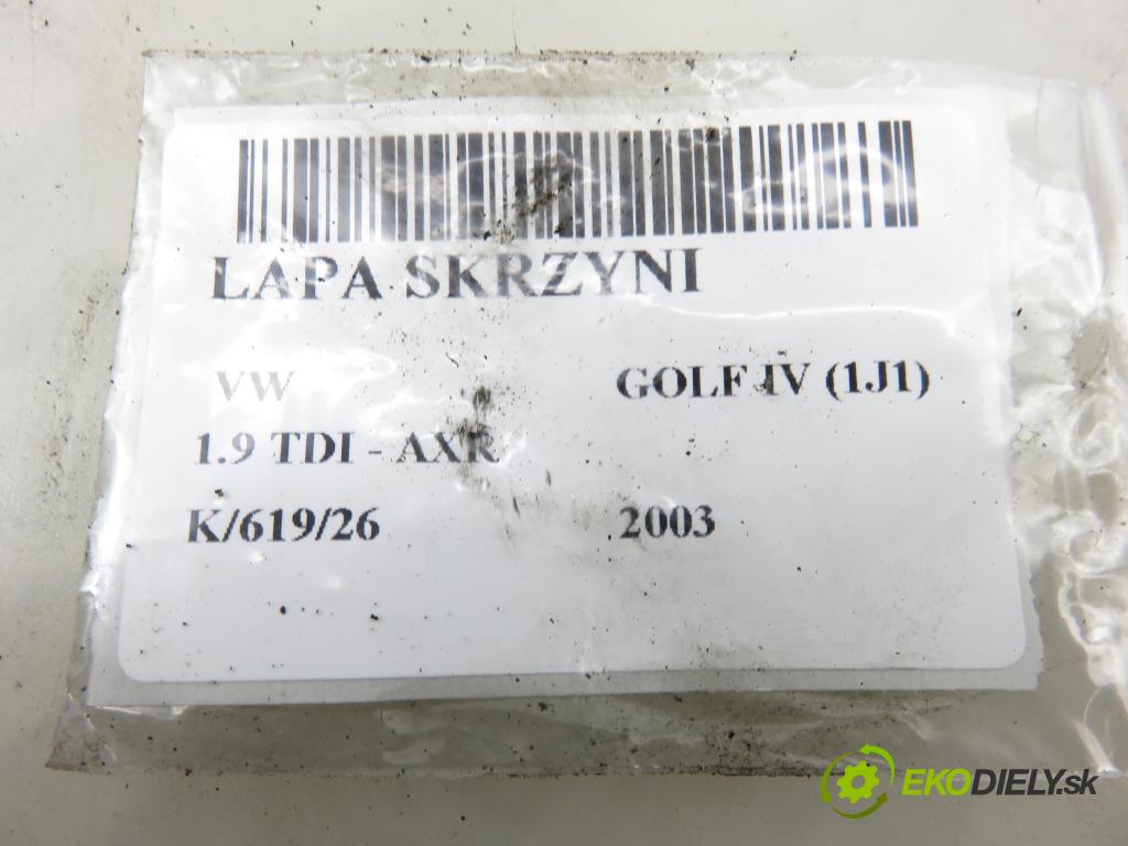 VW GOLF IV (1J1) HB 2003 74,00 1.9 TDI PD 101 - AXR 1896,00 uchycení převodovky 1J0199117P