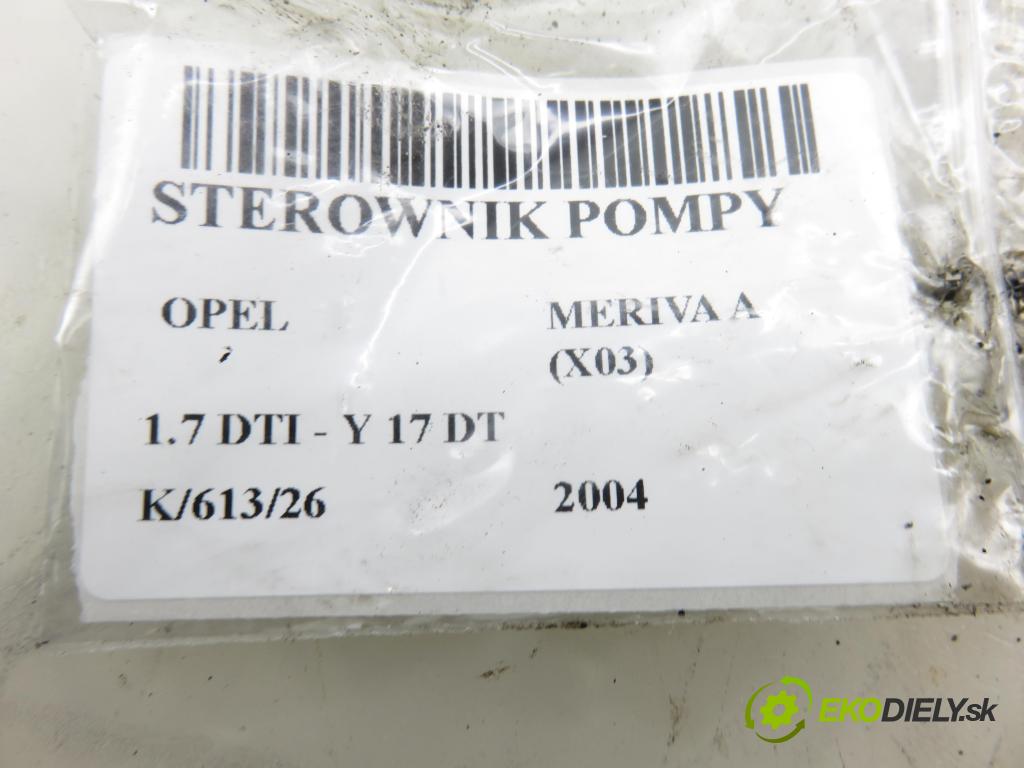 OPEL MERIVA A nadwozie wielkoprzestrzenne (MPV) (X03) HB 2004 55,00 1.7 DTI 75 - Y 17 DT 1686,00 řídící jednotka pumpy 16267710 ; 8971891362