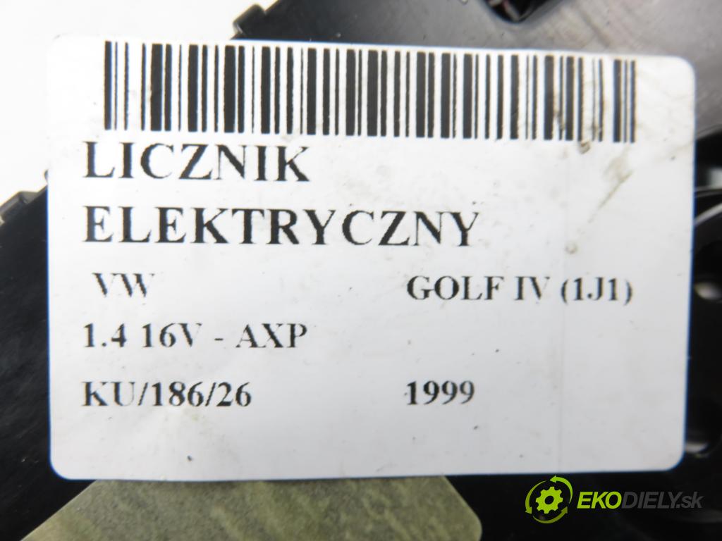 VW GOLF IV (1J1) HB 1999 55,00 1.4 16V - AXP 1390,00 Prístrojovka elektrický 1J0919861 ; 0263611000